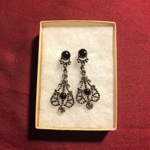 Classy goth earrings
